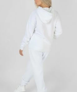 Kaiia OVERSIZED HOODIE WITH FRONT POCKET WHITE 8 Kaiia OVERSIZED HOODIE WITH FRONT POCKET WHITE