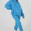 Kaiia OVERSIZED HALF ZIP WINDBREAKER SWEAT BLUE CLOTHING