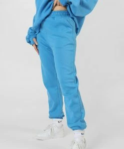 Kaiia CLOTHING 90S OVERSIZED JOGGERS BLUE