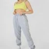 Kaiia RAW HEM SCOOP NECK CROP TOP LIME CLOTHING 1 Kaiia RAW HEM SCOOP NECK CROP TOP LIME CLOTHING