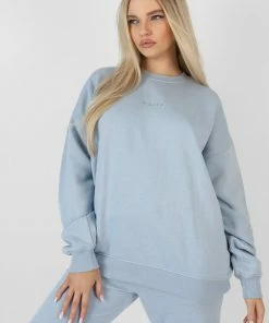WASHED KAIIA OVERSIZED SWEATSHIRT IRIS