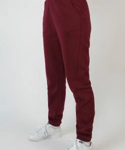 Kaiia CLOTHING EMBROIDERED POCKET 90'S JOGGERS BERRY