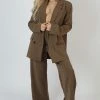 Kaiia OVERSIZED LONGLINE DOUBLE BREASTED POCKET DETAIL BLAZER MUSHROOM CLOTHING 2 Kaiia OVERSIZED LONGLINE DOUBLE BREASTED POCKET DETAIL BLAZER MUSHROOM CLOTHING