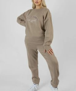 Kaiia CLOTHING KINGSTON SLOGAN SWEATSHIRT ASH