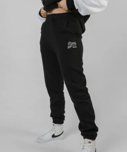 Kaiia VARSITY SEAM FRONT 90'S JOGGERS BLACK CLOTHING 11 Kaiia VARSITY SEAM FRONT 90'S JOGGERS BLACK CLOTHING