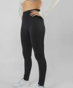 KAIIA PREMIUM RIB SEAMLESS LEGGINGS INK CLOTHING