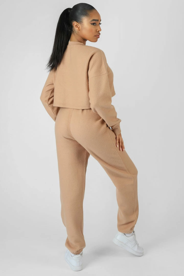 KAIIA FLUFFY 90S JOGGERS CAMEL 7 KAIIA FLUFFY 90S JOGGERS CAMEL