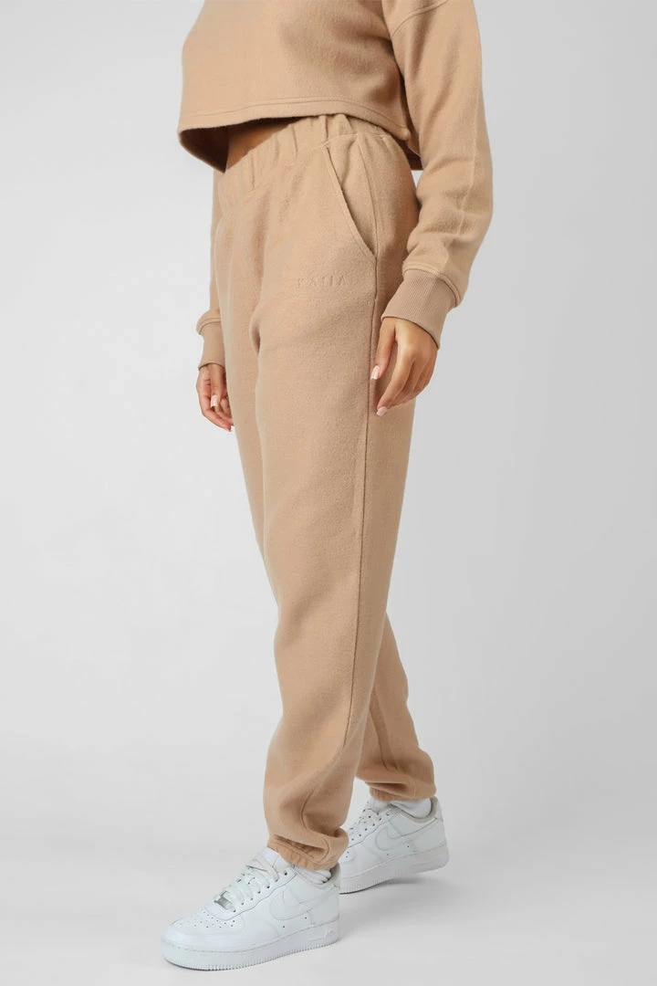 KAIIA FLUFFY 90S JOGGERS CAMEL 8 KAIIA FLUFFY 90S JOGGERS CAMEL