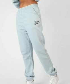 Kaiia VARSITY 90'S JOGGERS ICE BLUE