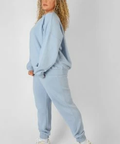 CLOTHING CURVE WASHED KAIIA OVERSIZED SWEATSHIRT IRIS