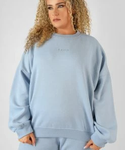 CLOTHING CURVE WASHED KAIIA OVERSIZED SWEATSHIRT IRIS