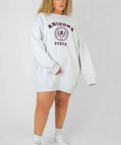 Kaiia CURVE ARIZONA GRAPHIC SWEAT DRESS OATMEAL MARL 8 Kaiia CURVE ARIZONA GRAPHIC SWEAT DRESS OATMEAL MARL