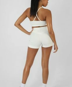 Kaiia ATHLEISURE BOOTY SHORTS WHITE