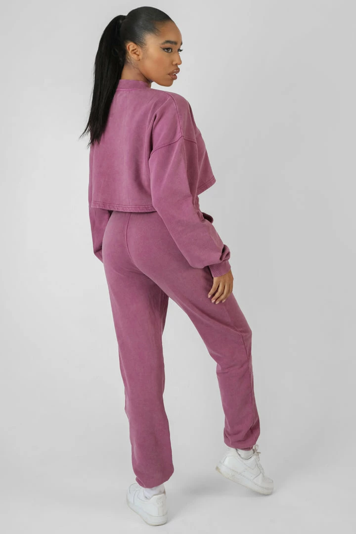Kaiia SELF LOVE CLUB EMBROIDERY JOGGERS PURPLE 7 Kaiia SELF LOVE CLUB EMBROIDERY JOGGERS PURPLE