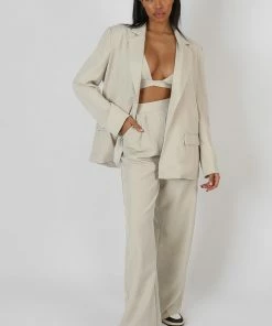 Kaiia RELAXED BLAZER STONE CLOTHING