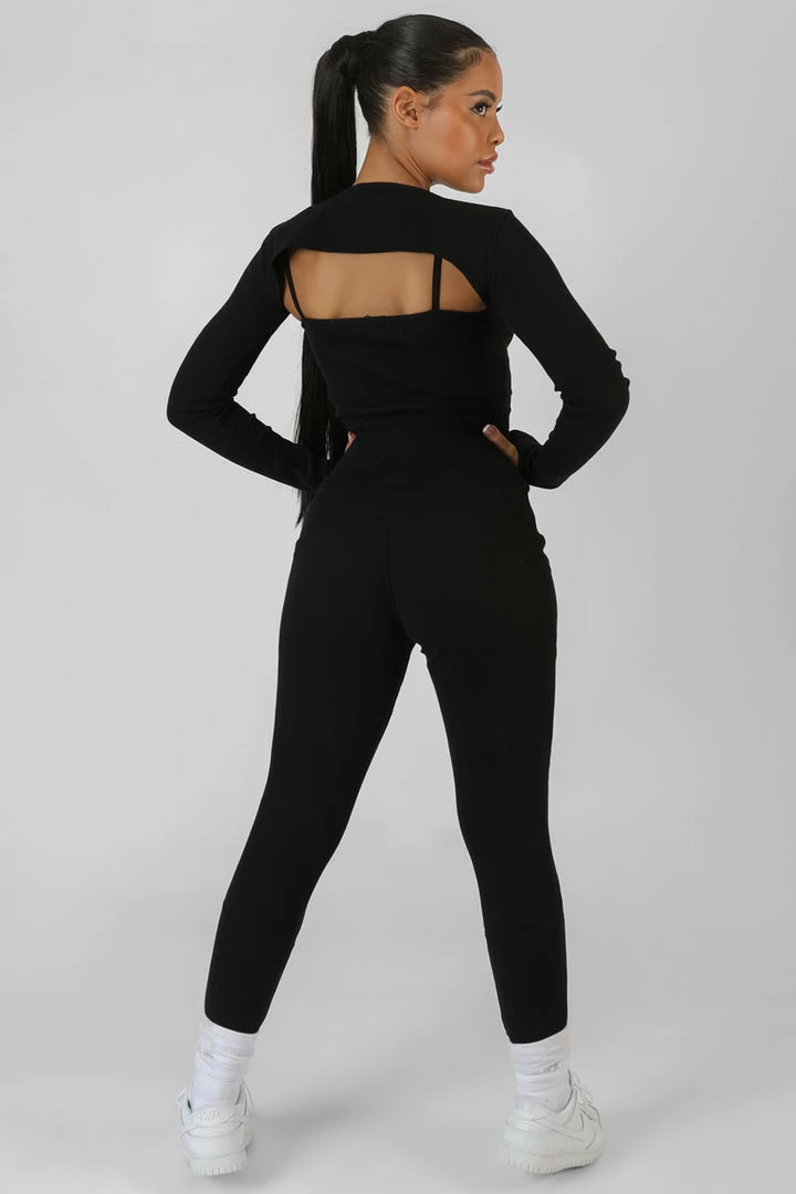 CLOTHING EXTREME KAIIA SPORT CROP TOP BLACK 6 CLOTHING EXTREME KAIIA SPORT CROP TOP BLACK