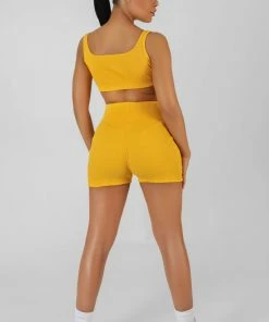 CLOTHING SQUARE NECK KAIIA SPORT BRALET MANGO 9 CLOTHING SQUARE NECK KAIIA SPORT BRALET MANGO