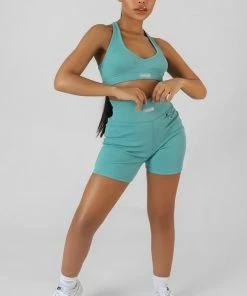 CLOTHING V NECK KAIIA SPORT BRALET OCEAN BLUE