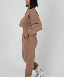 Kaiia EMBROIDERED 90'S JOGGERS FRAPPE CLOTHING