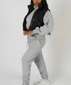 Kaiia PU CROPPED GILET BLACK CLOTHING 10 Kaiia PU CROPPED GILET BLACK CLOTHING