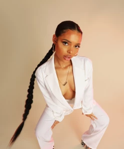 Kaiia CLOTHING OVERSIZED DAD BLAZER WHITE