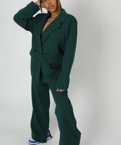 Kaiia DAD BLAZER FOREST GREEN