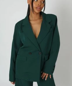 Kaiia DAD BLAZER FOREST GREEN