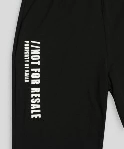 Kaiia CURVE SLOGAN LEGGING BLACK