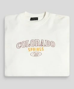 Kaiia COLORADO SPRINGS OVERSIZED SWEATSHIRT ECRU CLOTHING 16 Kaiia COLORADO SPRINGS OVERSIZED SWEATSHIRT ECRU CLOTHING
