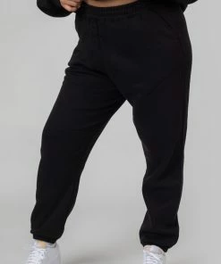 Kaiia CURVE 90S OVERSIZED JOGGERS BLACK
