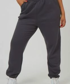 Kaiia CURVE 90S OVERSIZED JOGGERS DARK GREY