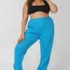 Kaiia CLOTHING CURVE 90'S JOGGERS AI BLUE