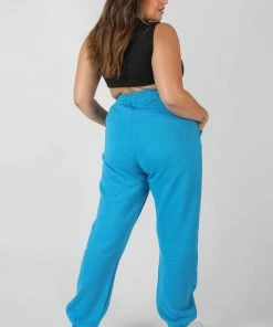 Kaiia CLOTHING CURVE 90'S JOGGERS AI BLUE 10 Kaiia CLOTHING CURVE 90'S JOGGERS AI BLUE
