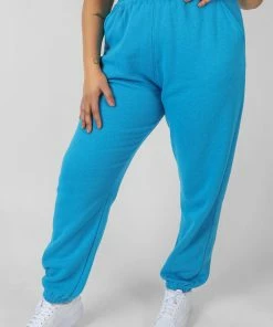 Kaiia CLOTHING CURVE 90'S JOGGERS AI BLUE 11 Kaiia CLOTHING CURVE 90'S JOGGERS AI BLUE
