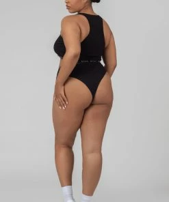 CLOTHING CURVE KAIIA ELASTIC HIGHWAISTED BRIEF BLACK