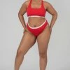 CURVE KAIIA ELASTIC HIGHWAISTED BRIEF RED