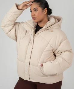 Kaiia CURVE ULTIMATE PUFFER ECRU