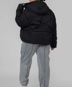 Kaiia CURVE ULTIMATE PUFFER BLACK OUTERWEAR & JACKETS