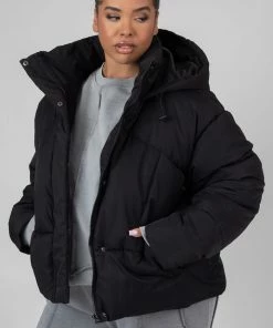 Kaiia CURVE ULTIMATE PUFFER BLACK OUTERWEAR & JACKETS
