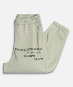 Kaiia CLOTHING CURVE PRINTED JOGGER KHAKI