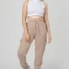 Kaiia CARGO JOGGERS LIGHT TAUPE