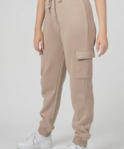 Kaiia CARGO JOGGERS LIGHT TAUPE