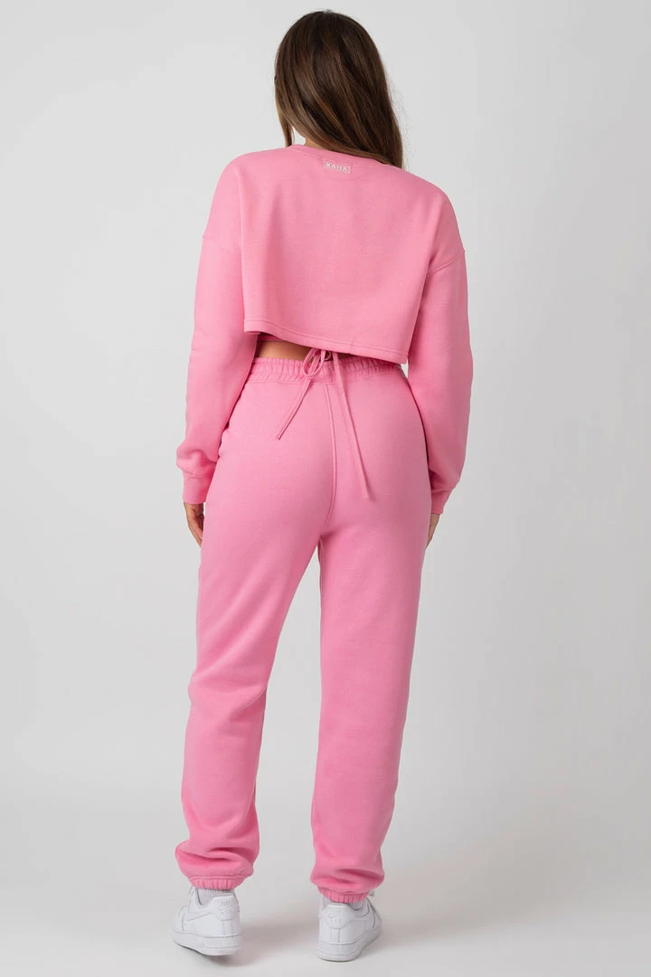 Kaiia CLOTHING OVERSIZED FIT STRAPPY 90S JOGGERS PINK 8 Kaiia CLOTHING OVERSIZED FIT STRAPPY 90S JOGGERS PINK