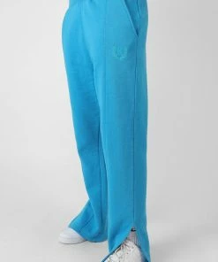 CLOTHING KAIIA TONAL EMBROIDERED JOGGERS BLUE