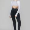 Kaiia TIE WAIST LEGGINGS ACID WASH CLOTHING