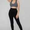 Kaiia RIB STIRRUP LEGGING BLACK 2 Kaiia RIB STIRRUP LEGGING BLACK