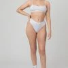 KAIIA ELASTIC HIGHWAISTED BRIEF GREY MARL