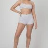 KAIIA ELASTIC GIRL BOXER GREY MARL CLOTHING