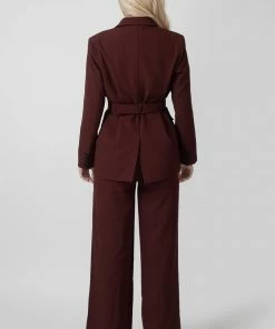 Kaiia BELTED BOXY BLAZER PORT CLOTHING