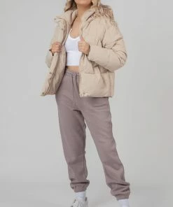 Kaiia ULTIMATE PUFFER ECRU CLOTHING